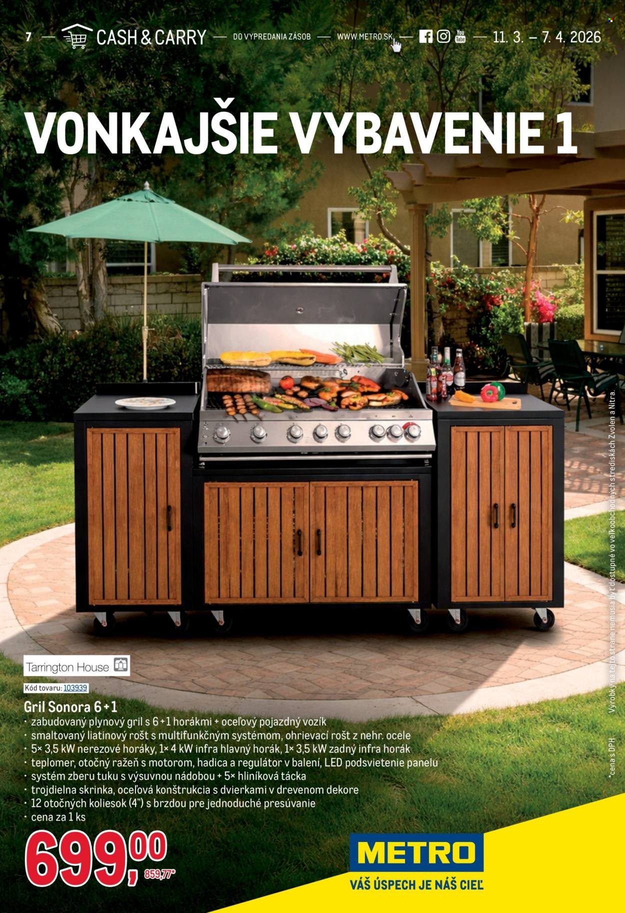 METRO leták - Vonkajšie vybavenie (2026-03-11 - 2026-04-07) | 1