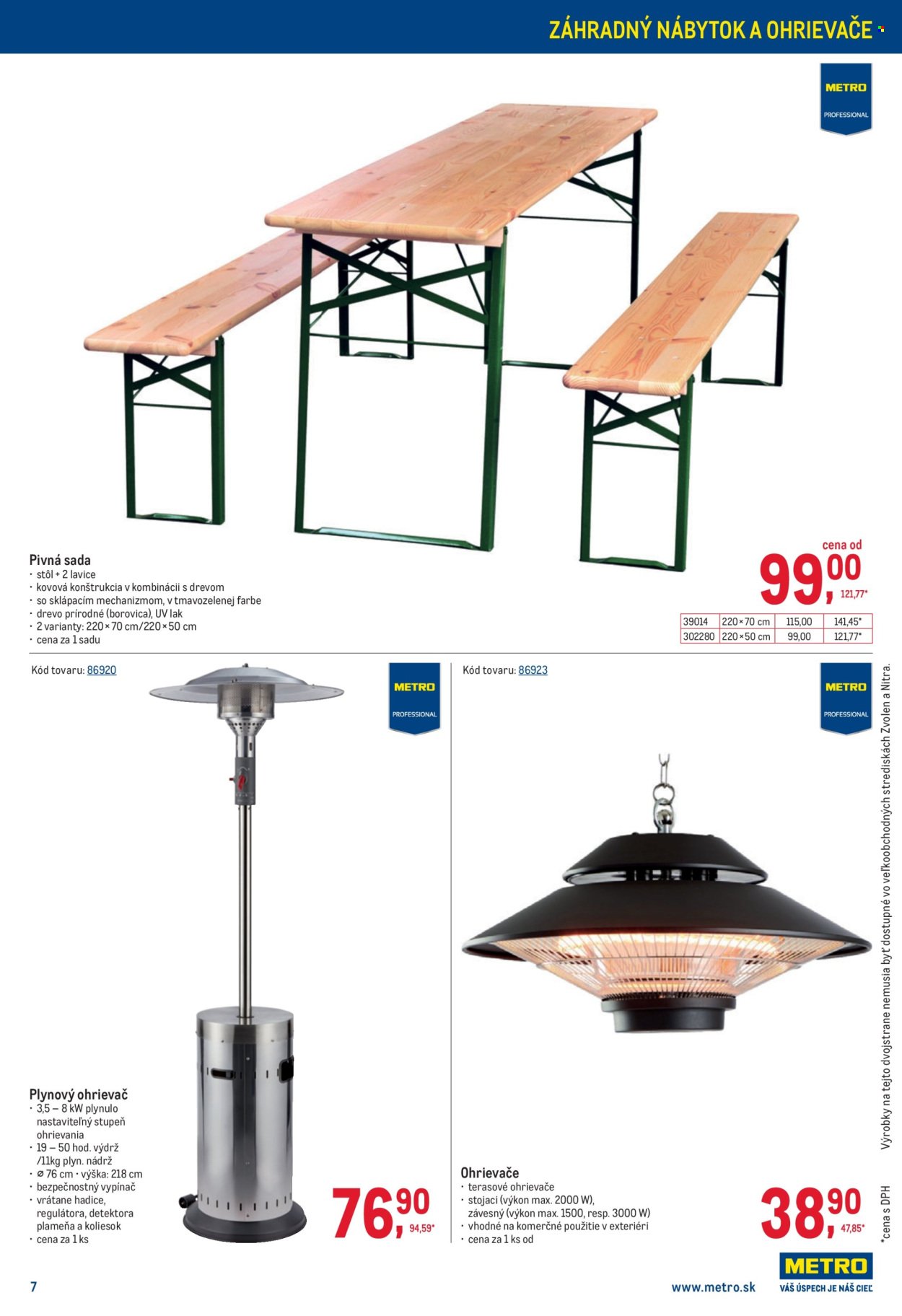METRO leták - Vonkajšie vybavenie (2026-03-11 - 2026-04-07) | 7