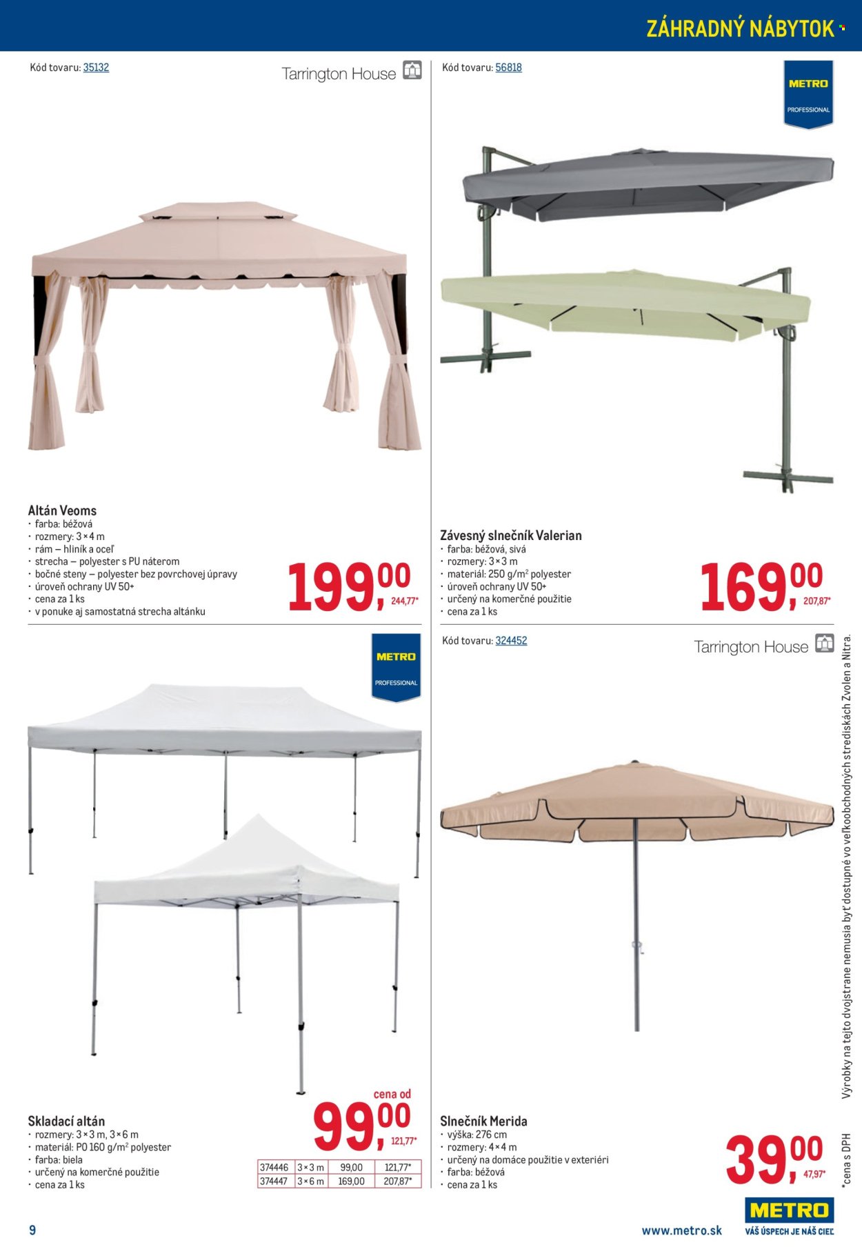 METRO leták - Vonkajšie vybavenie (2026-03-11 - 2026-04-07) | 9