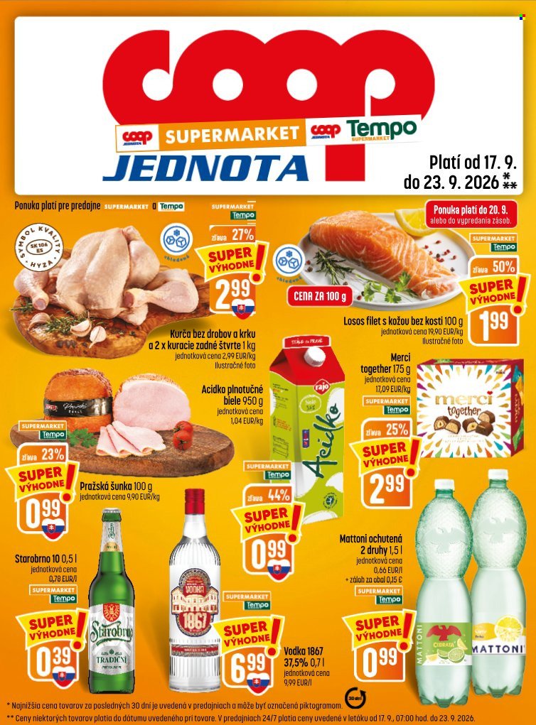 COOP JEDNOTA leták - Od štvrtka 17.9.2026