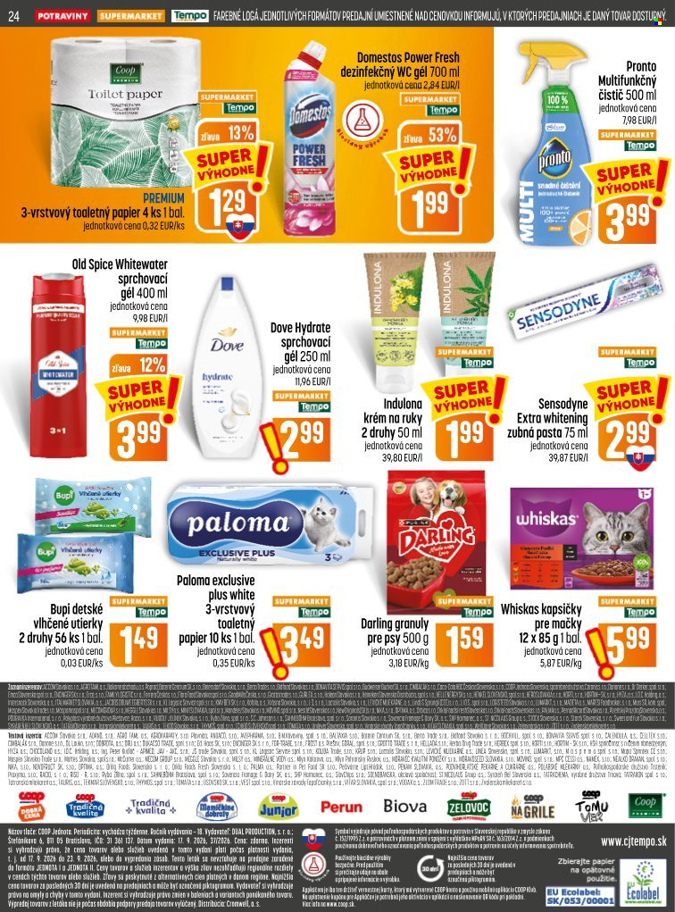 COOP JEDNOTA leták - Od štvrtka 17.9.2026