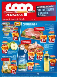 COOP JEDNOTA leták - Od štvrtka 17.9.2026