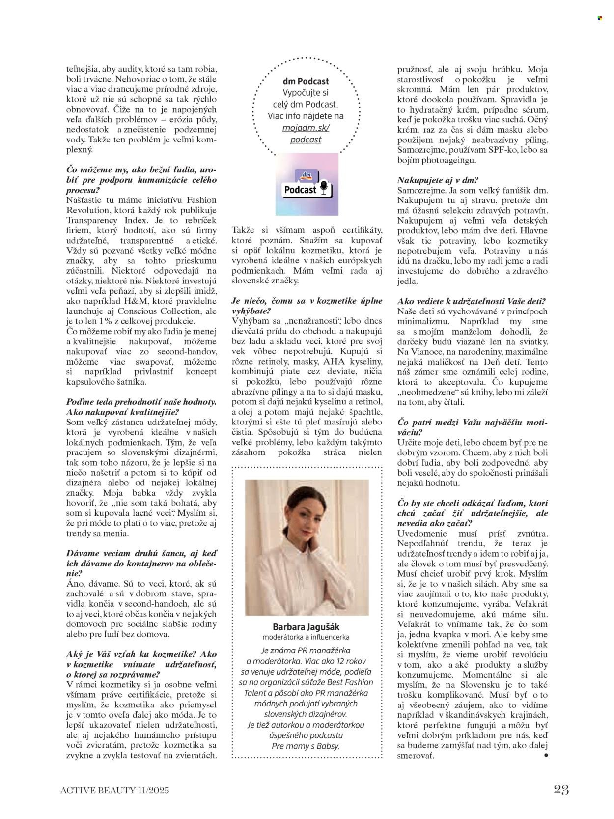 DM DROGERIE leták - active BEAUTY (2025-11-21) | 23