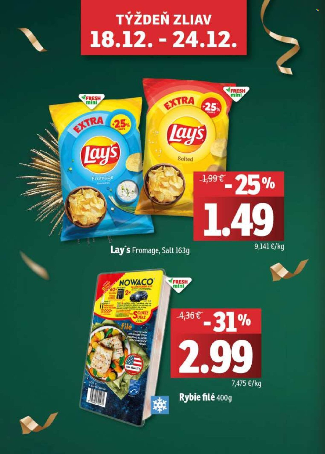 FRESH leták - Stredné a západné Slovensko (2025-12-18 - 2025-12-31) | 2