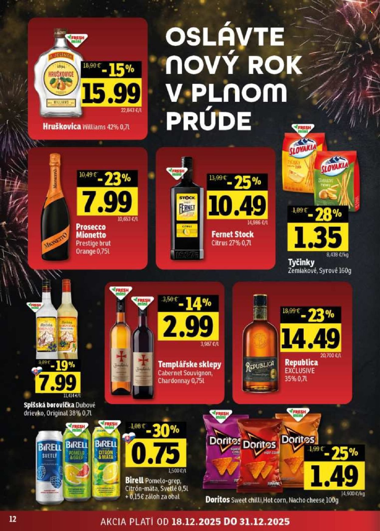 FRESH leták - Stredné a západné Slovensko (2025-12-18 - 2025-12-31) | 12