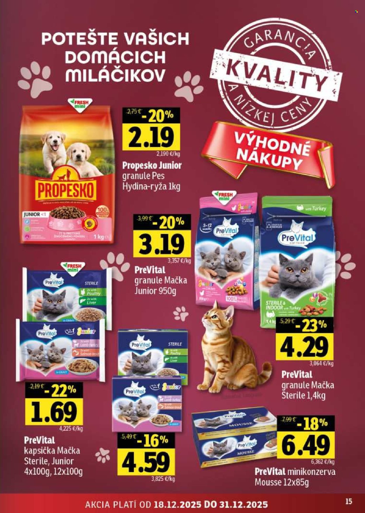 FRESH leták - Stredné a západné Slovensko (2025-12-18 - 2025-12-31) | 15