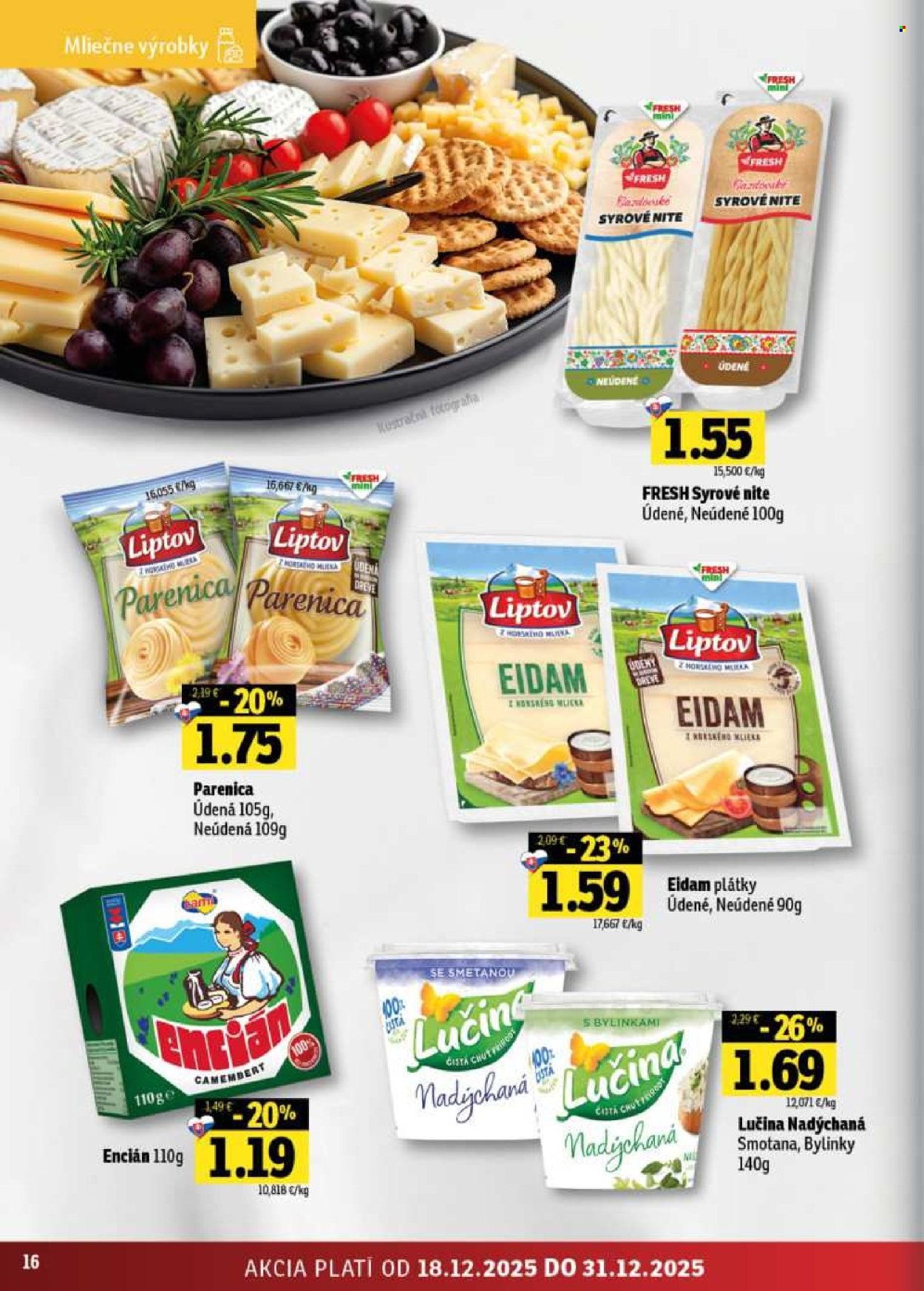 FRESH leták - Stredné a západné Slovensko (2025-12-18 - 2025-12-31) | 16