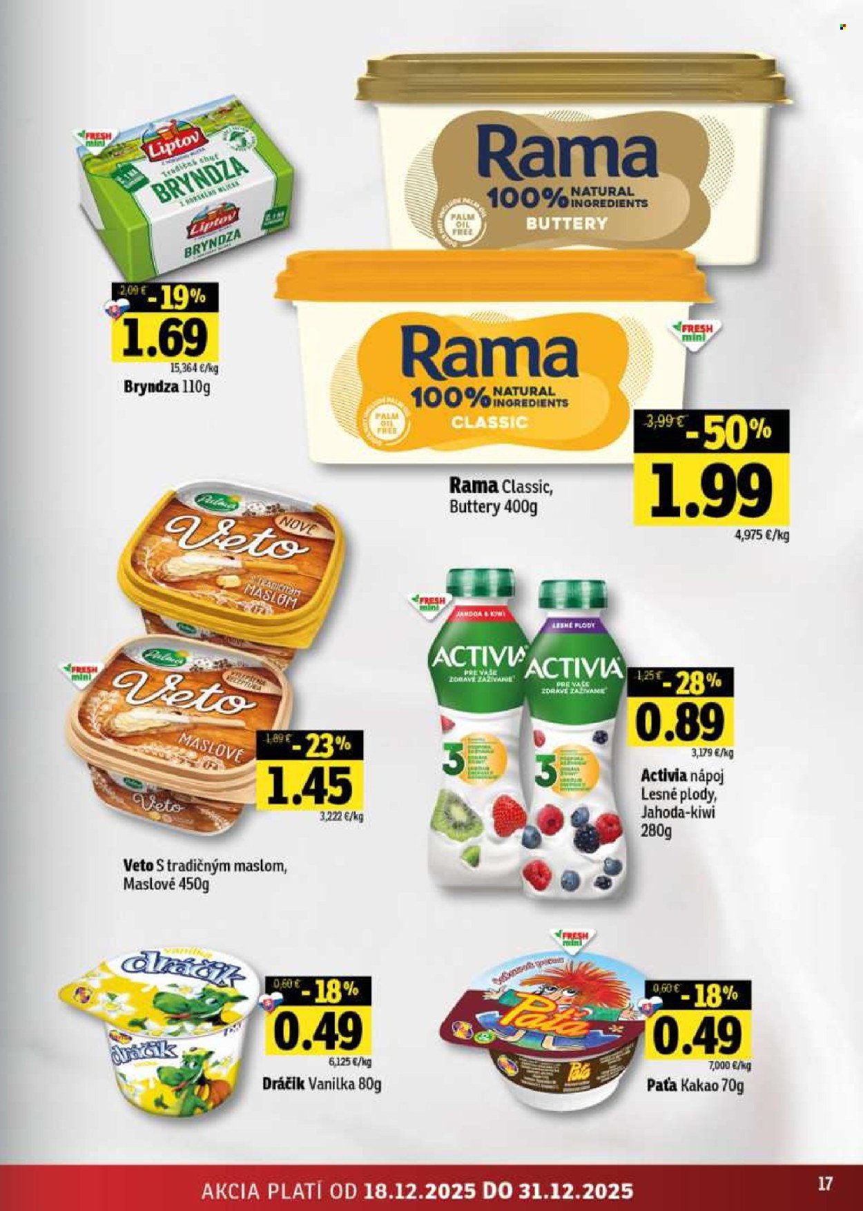 FRESH leták - Stredné a západné Slovensko (2025-12-18 - 2025-12-31) | 17