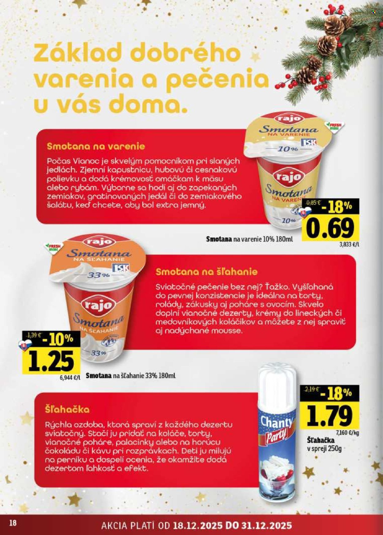 FRESH leták - Stredné a západné Slovensko (2025-12-18 - 2025-12-31) | 18