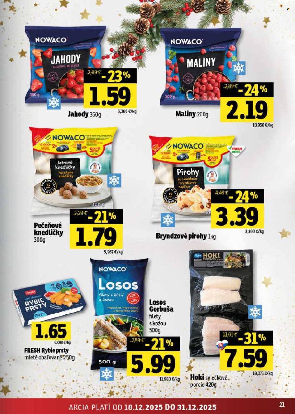FRESH leták - Stredné a západné Slovensko (2025-12-18 - 2025-12-31) | 21