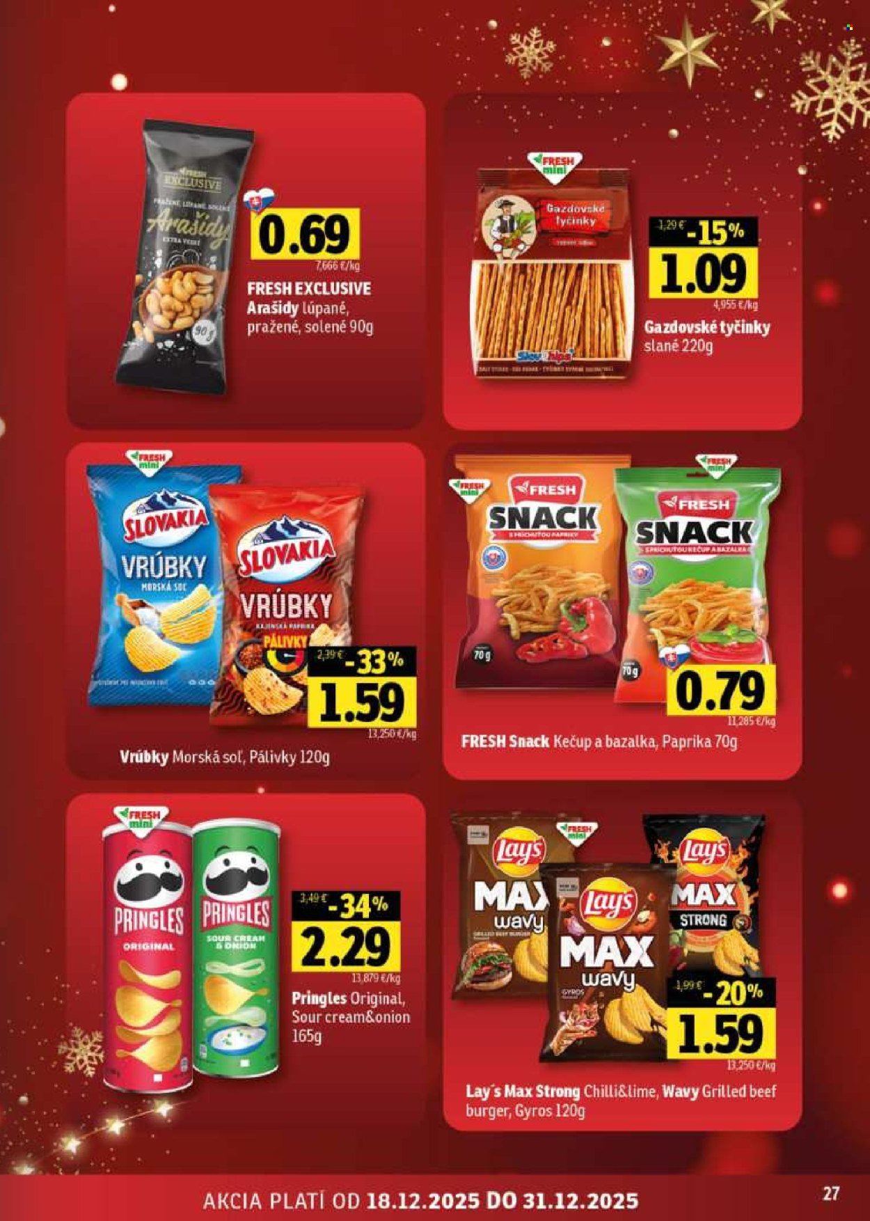 FRESH leták - Stredné a západné Slovensko (2025-12-18 - 2025-12-31) | 27