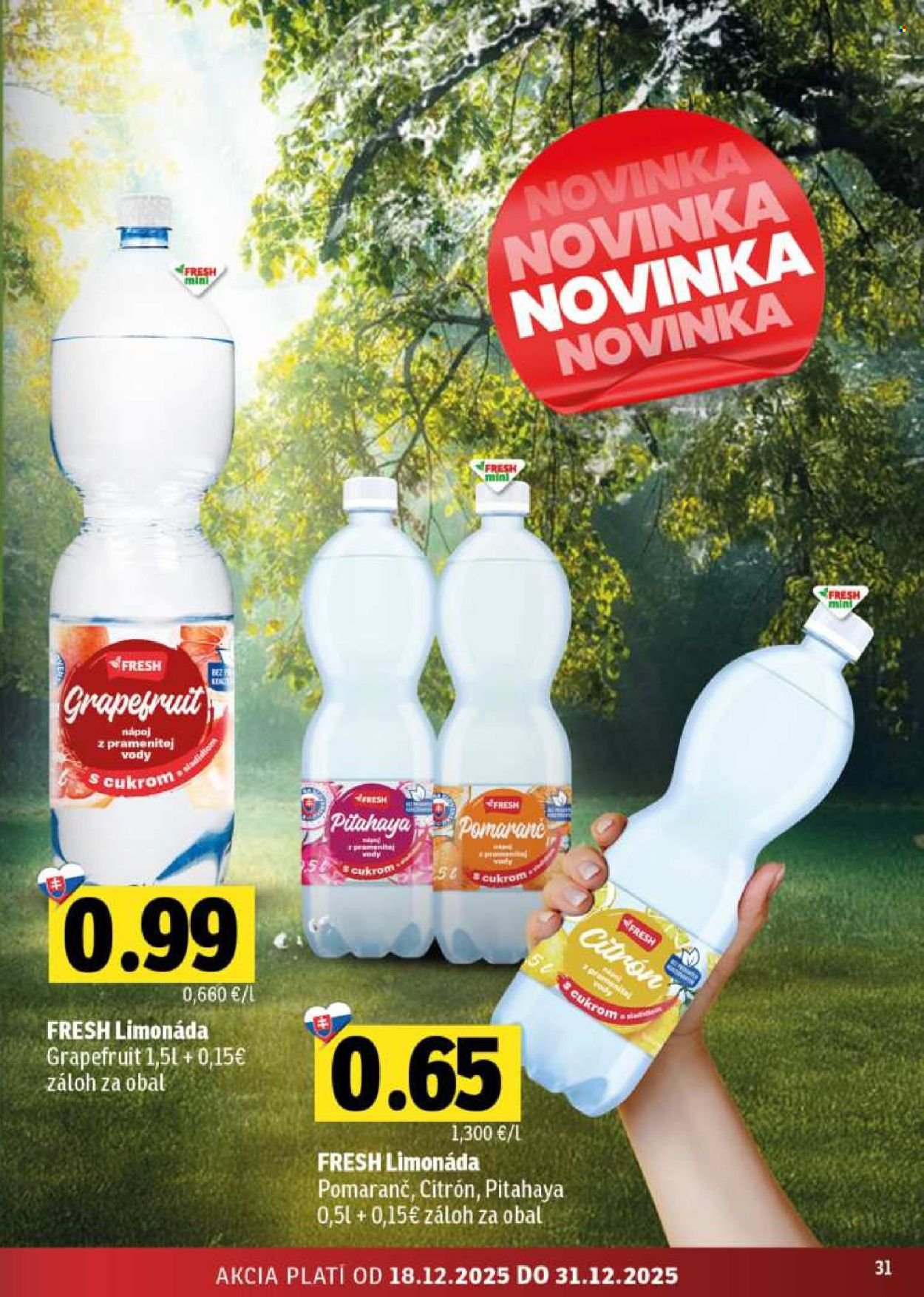 FRESH leták - Stredné a západné Slovensko (2025-12-18 - 2025-12-31) | 31