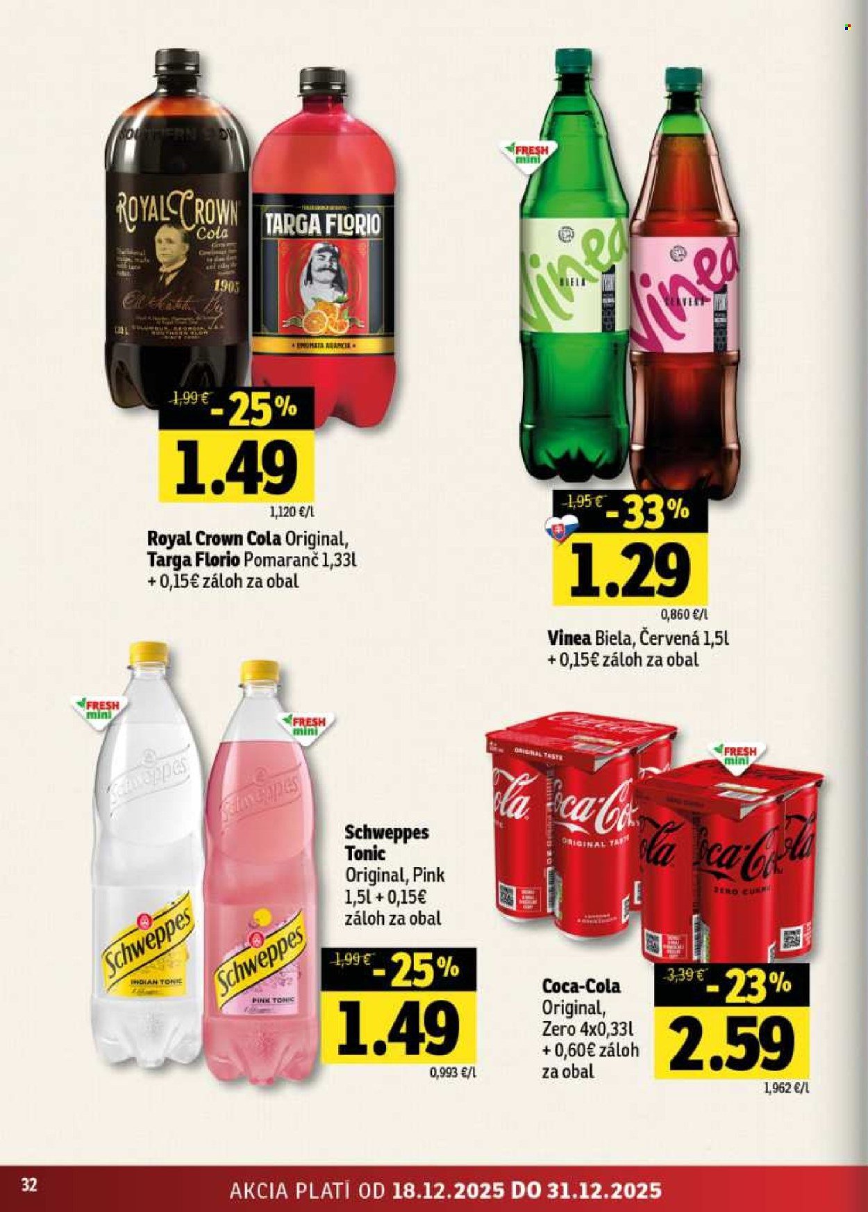 FRESH leták - Stredné a západné Slovensko (2025-12-18 - 2025-12-31) | 32