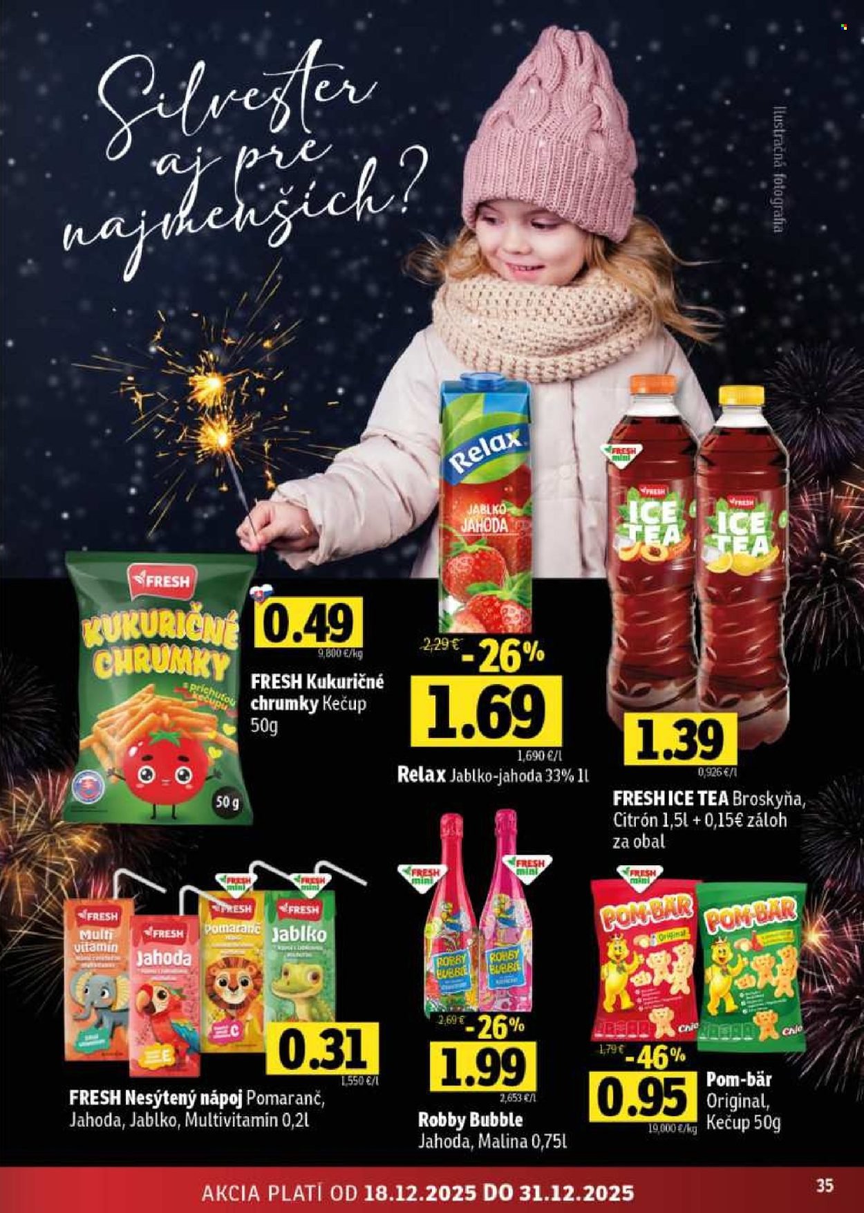 FRESH leták - Stredné a západné Slovensko (2025-12-18 - 2025-12-31) | 35