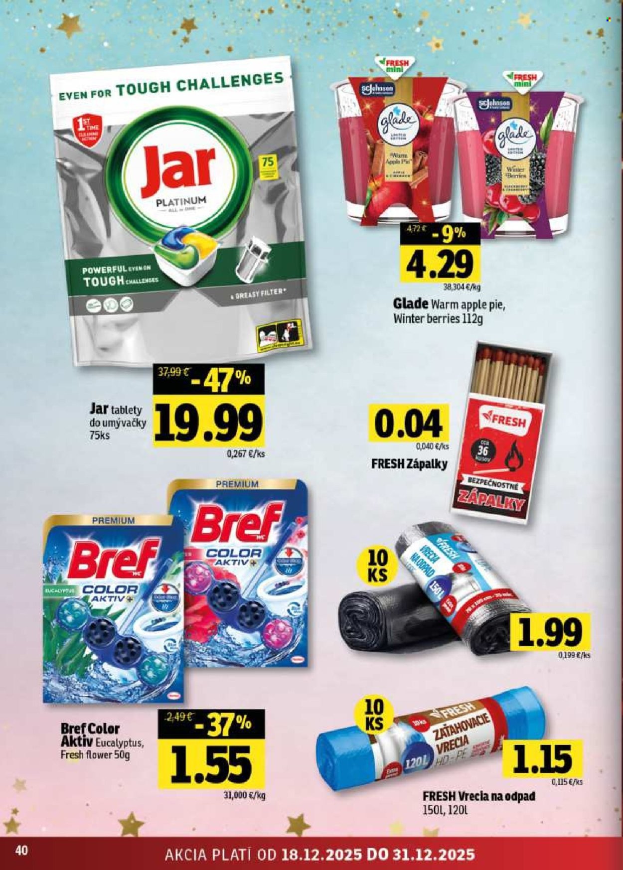 FRESH leták - Stredné a západné Slovensko (2025-12-18 - 2025-12-31) | 40