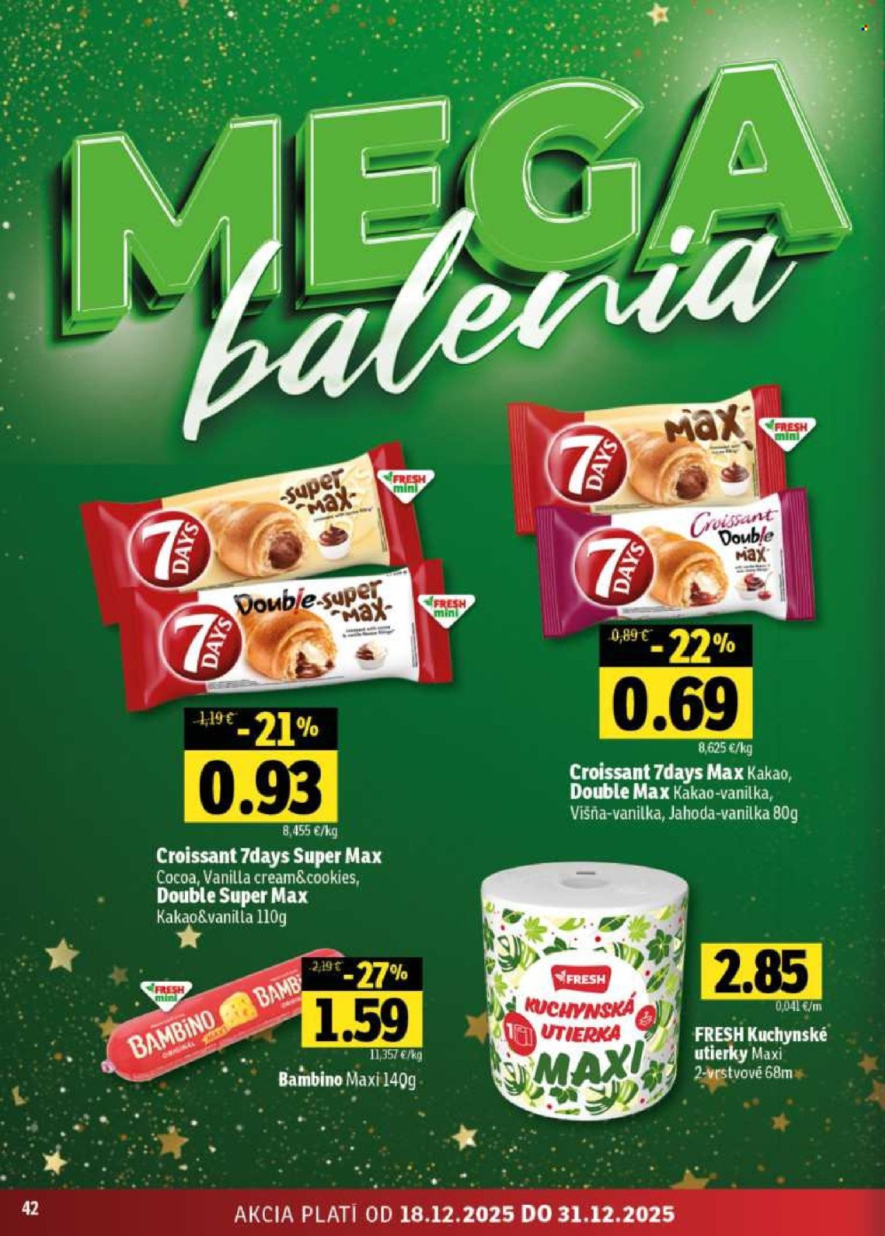 FRESH leták - Stredné a západné Slovensko (2025-12-18 - 2025-12-31) | 42