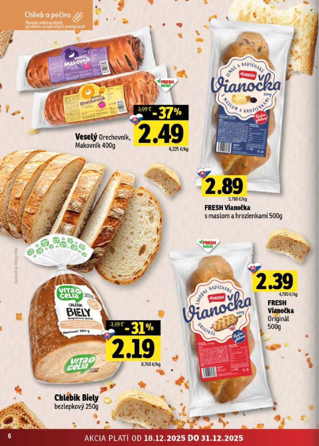 FRESH leták - Stredné a západné Slovensko (2025-12-18 - 2025-12-31) | 6
