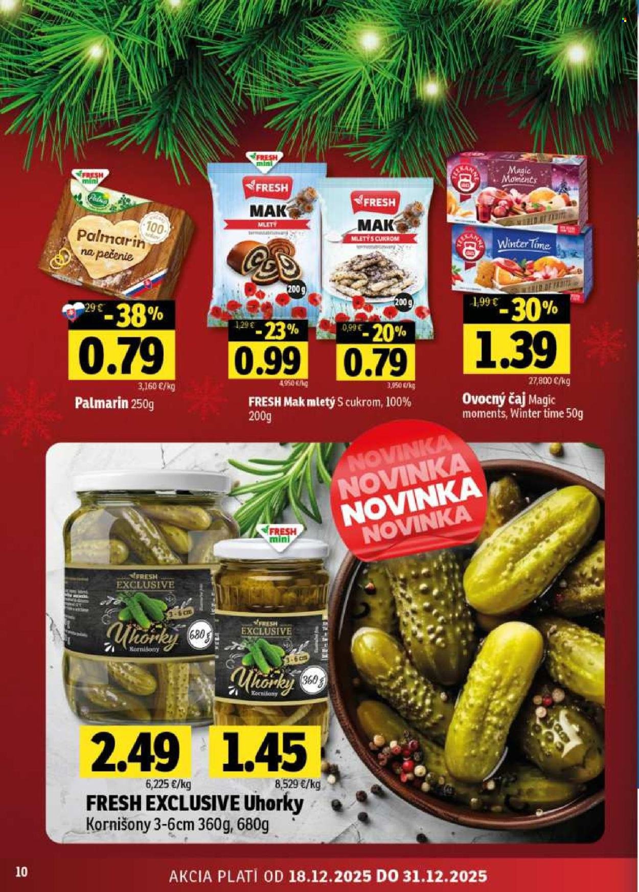 FRESH leták - Stredné a západné Slovensko (2025-12-18 - 2025-12-31) | 10
