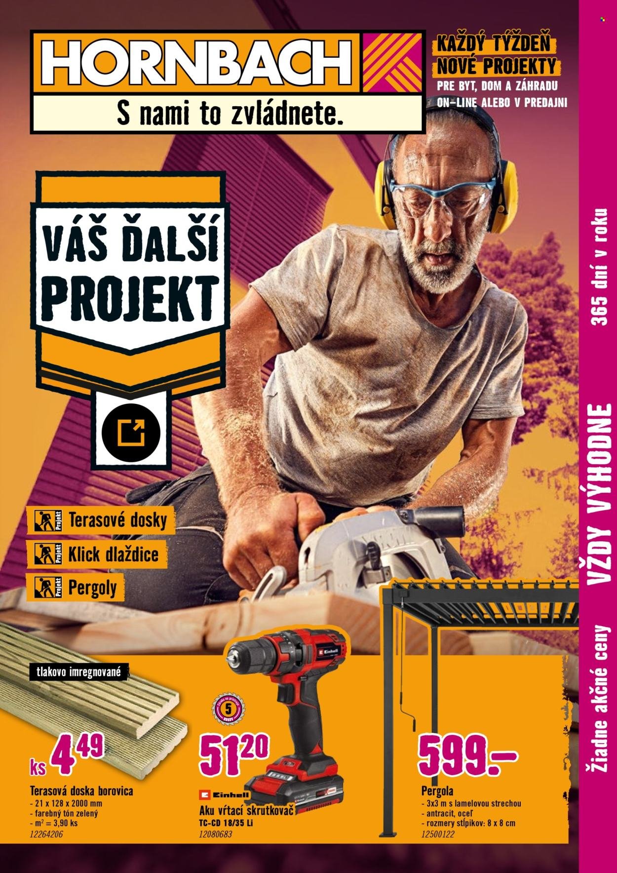 HORNBACH leták - Váš ďalší projekt - Terasa (2026-03-11 - 2026-03-25) | 1
