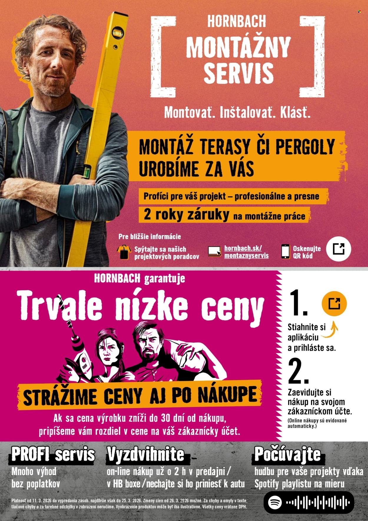 HORNBACH leták - Váš ďalší projekt - Terasa (2026-03-11 - 2026-03-25) | 12