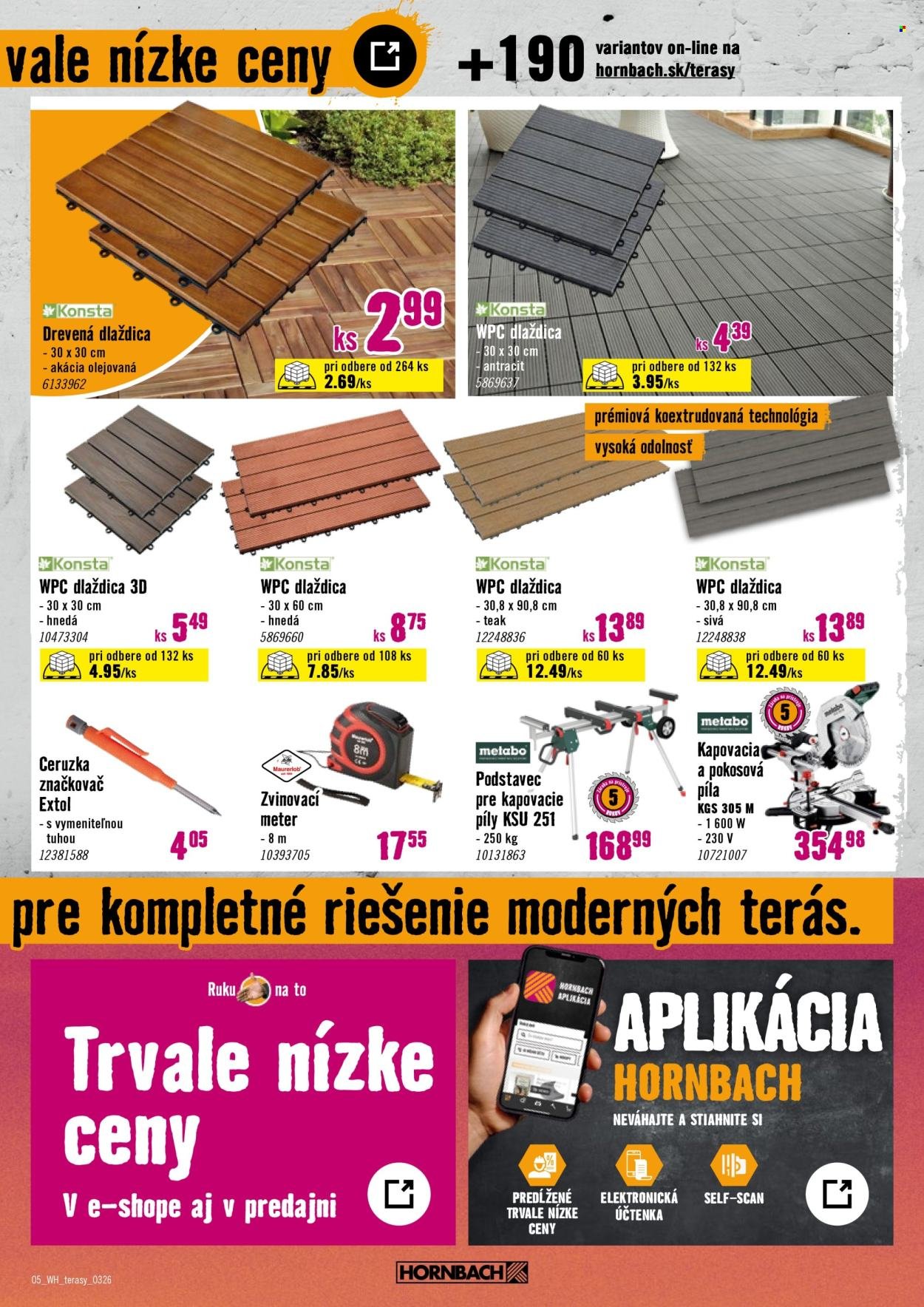 HORNBACH leták - Váš ďalší projekt - Terasa (2026-03-11 - 2026-03-25) | 5