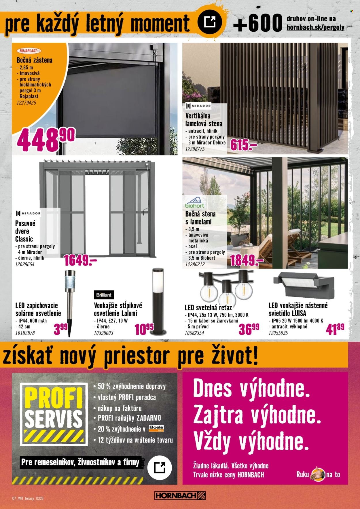 HORNBACH leták - Váš ďalší projekt - Terasa (2026-03-11 - 2026-03-25) | 7