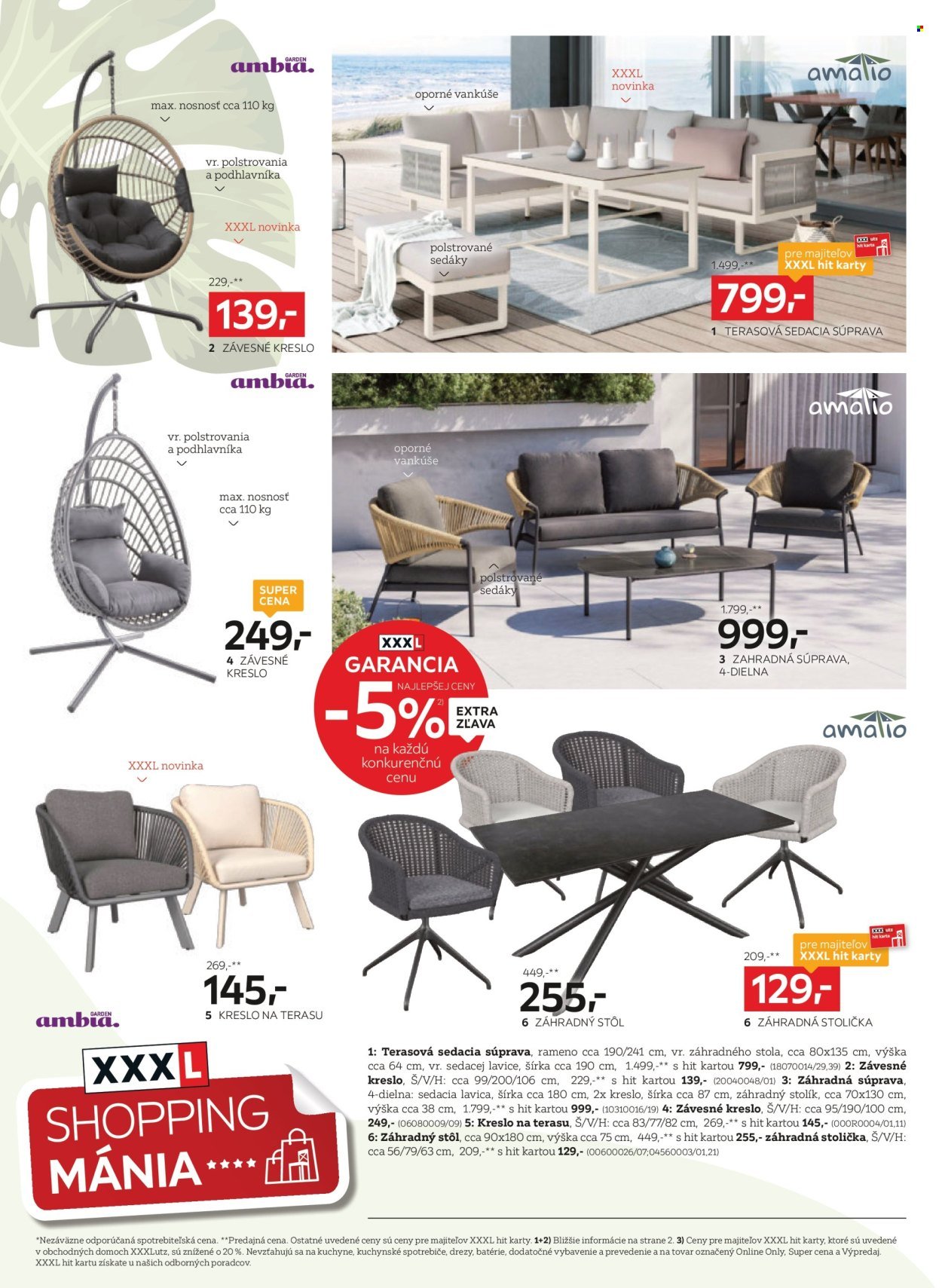 XXXLUTZ leták - Zľava 30 % na záhradný nábytok (2026-04-06 - 2026-04-19) | 4
