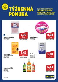 METRO leták - Týždenná ponuka
