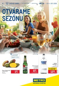 METRO leták - Otvárame sezónu (2026-04-22 - 2026-05-19)