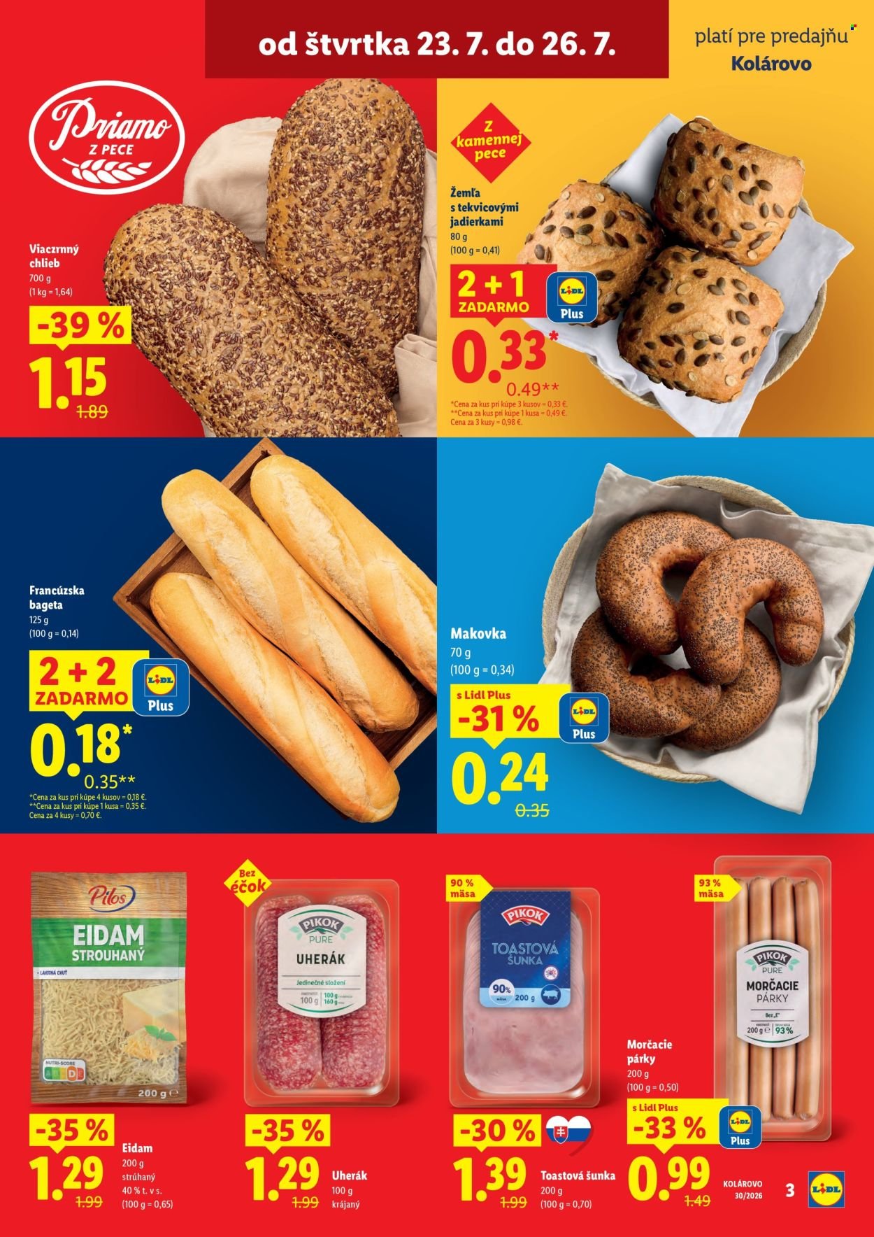 LIDL leták - Nová predajňa v Kolárove