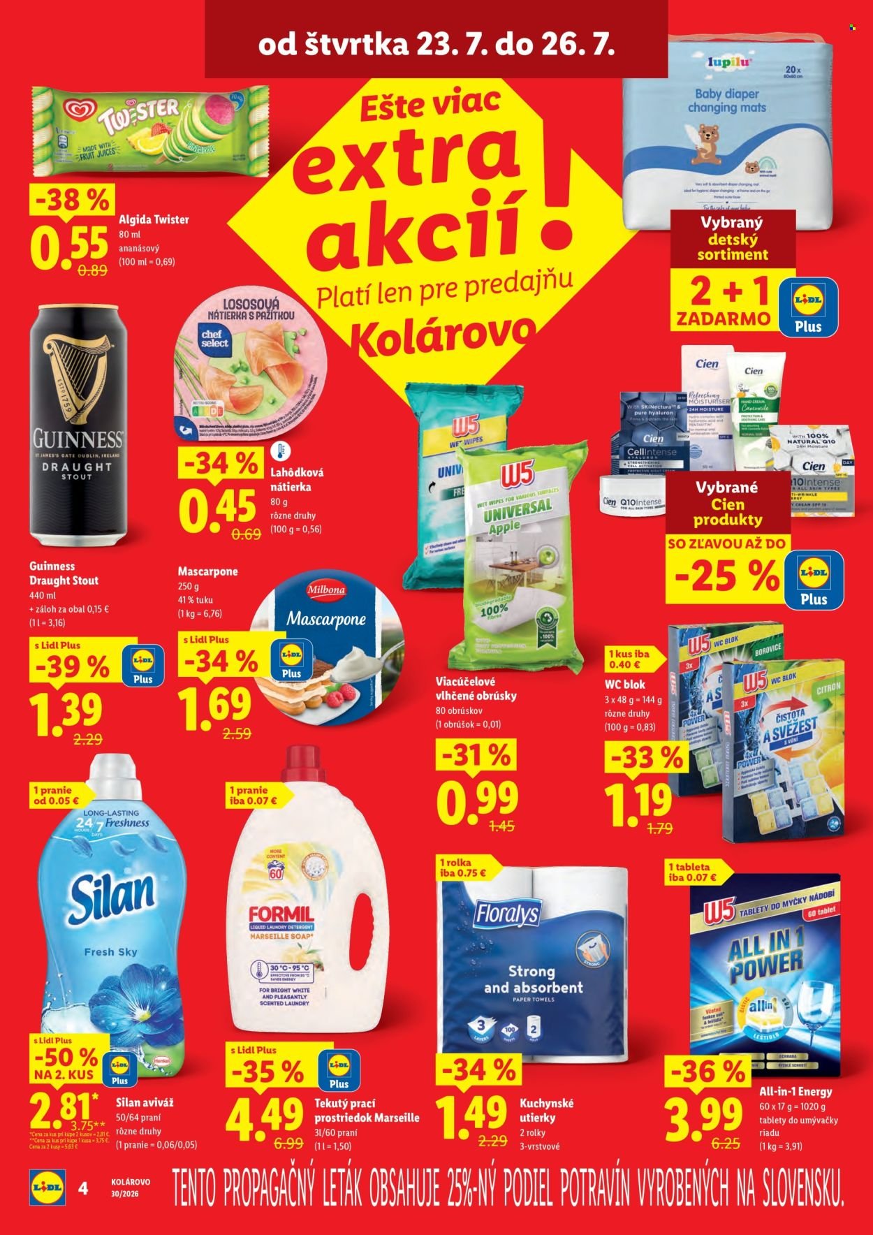LIDL leták - Nová predajňa v Kolárove
