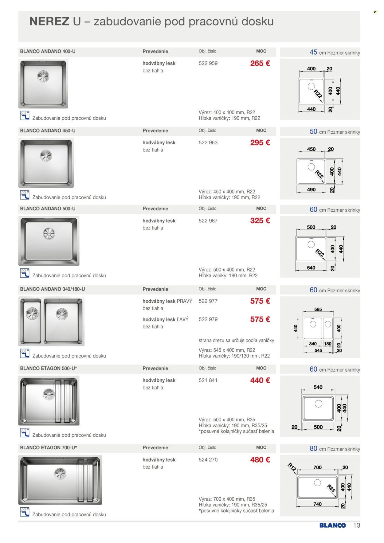 BLANCO leták - Od soboty 1.2.2025 (2025-02-01 - 2025-12-31) | 13