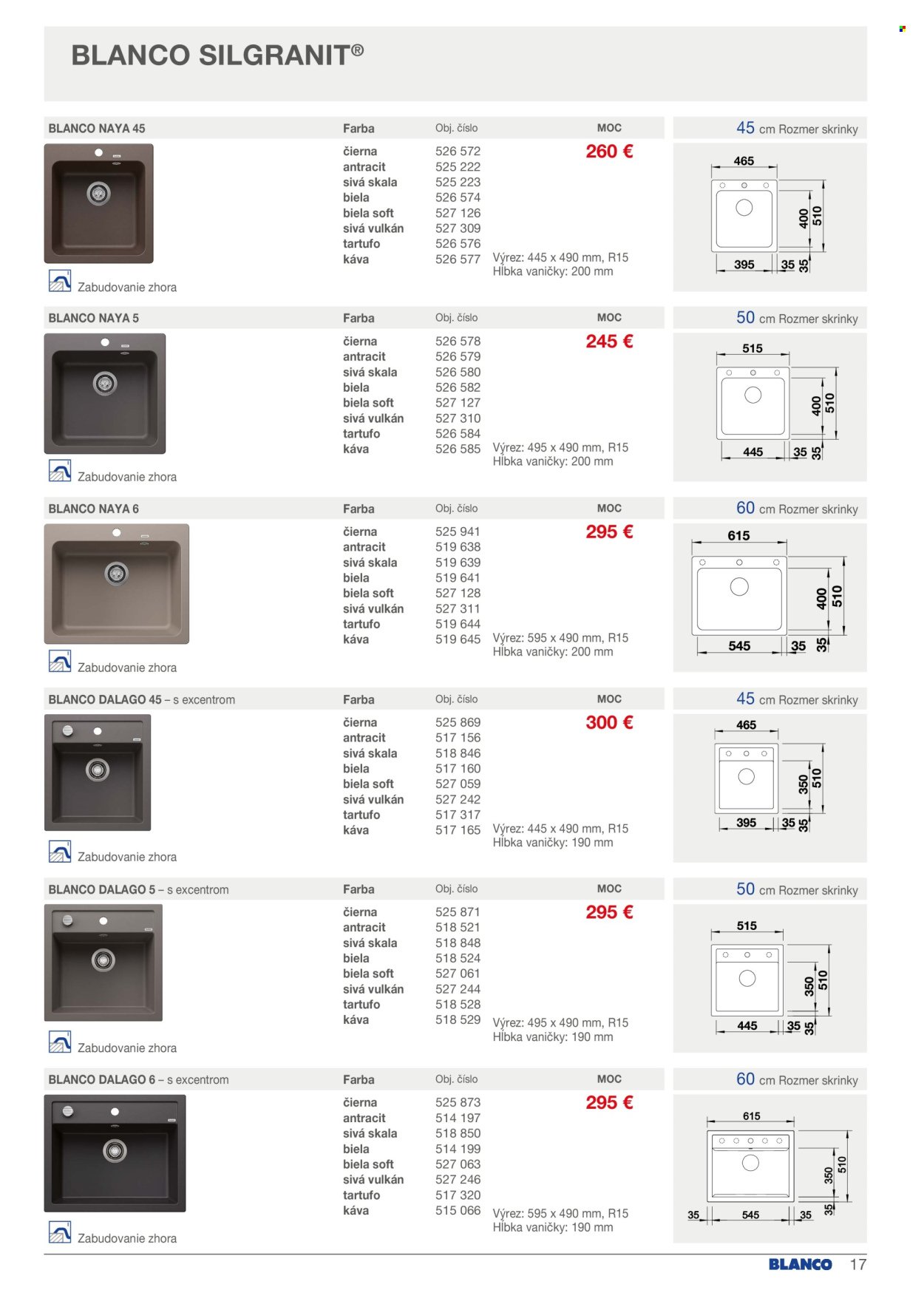 BLANCO leták - Od soboty 1.2.2025 (2025-02-01 - 2025-12-31) | 17