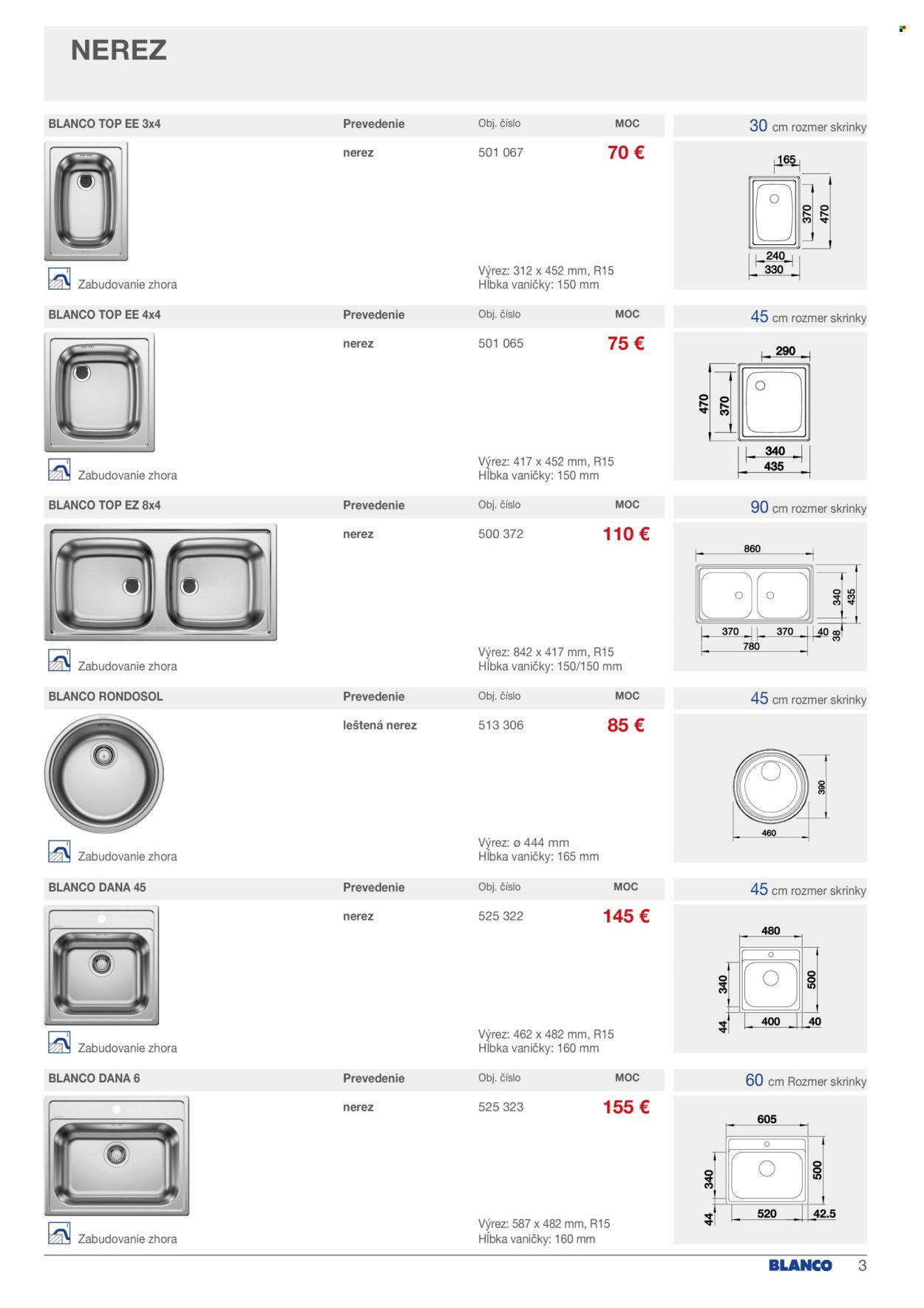 BLANCO leták - Od soboty 1.2.2025 (2025-02-01 - 2025-12-31) | 3