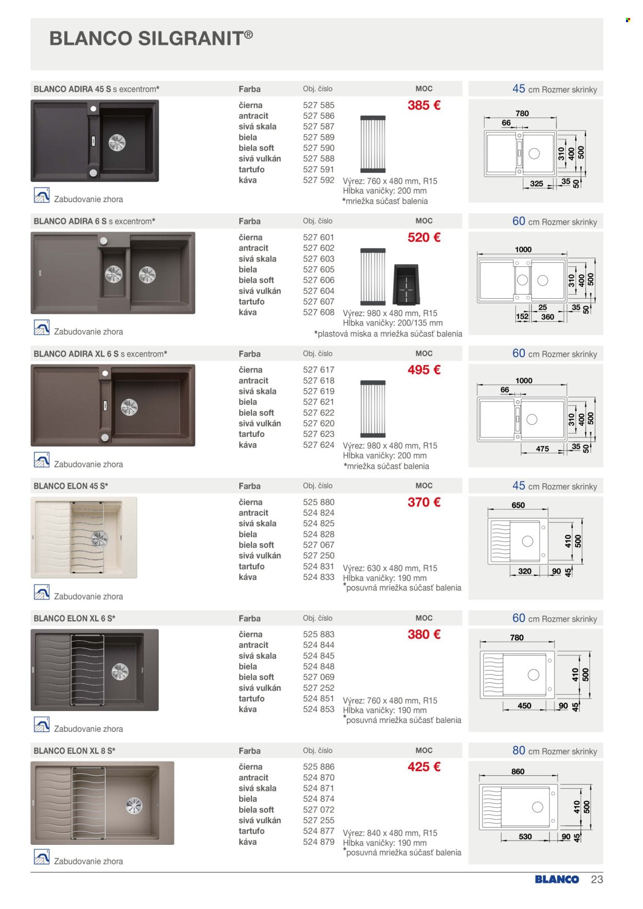 BLANCO leták - Od soboty 1.2.2025 (2025-02-01 - 2025-12-31) | 23
