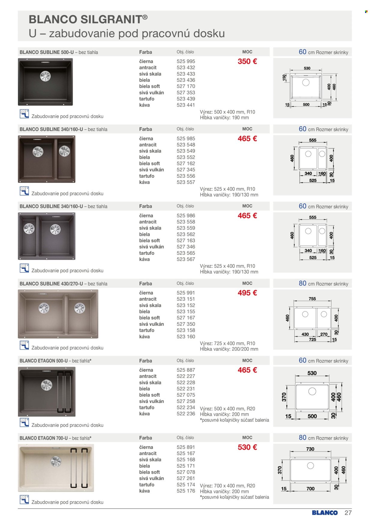 BLANCO leták - Od soboty 1.2.2025 (2025-02-01 - 2025-12-31) | 27