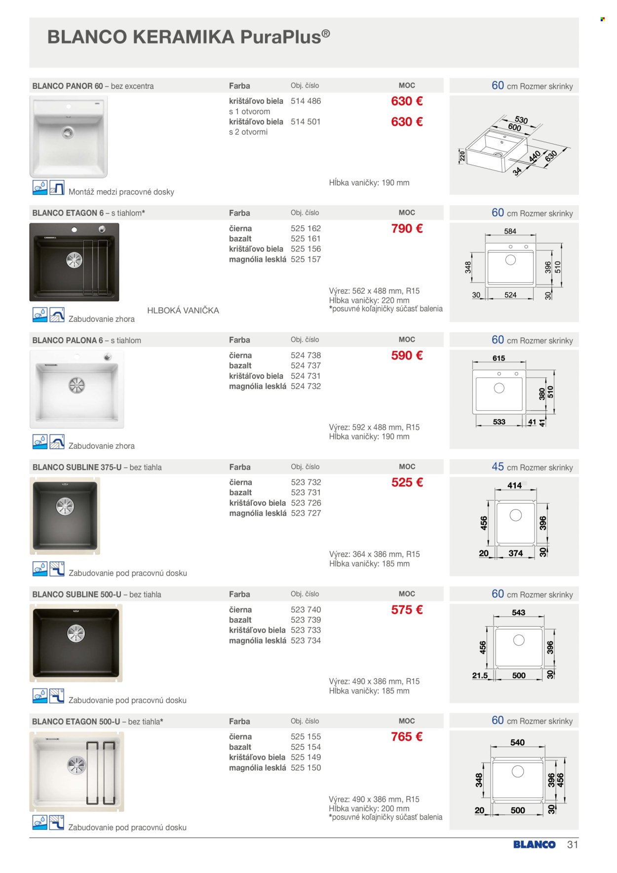 BLANCO leták - Od soboty 1.2.2025 (2025-02-01 - 2025-12-31) | 31