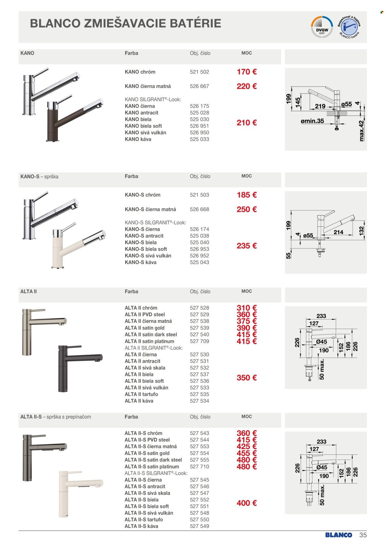 BLANCO leták - Od soboty 1.2.2025 (2025-02-01 - 2025-12-31) | 35