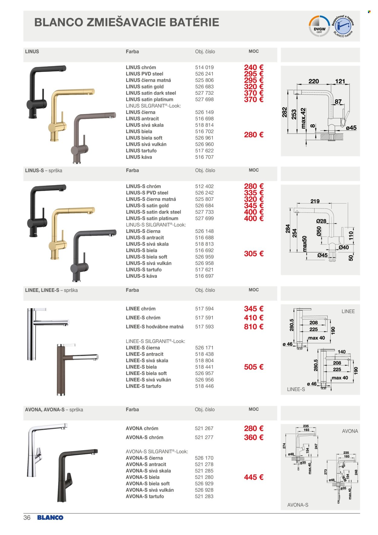 BLANCO leták - Od soboty 1.2.2025 (2025-02-01 - 2025-12-31) | 36