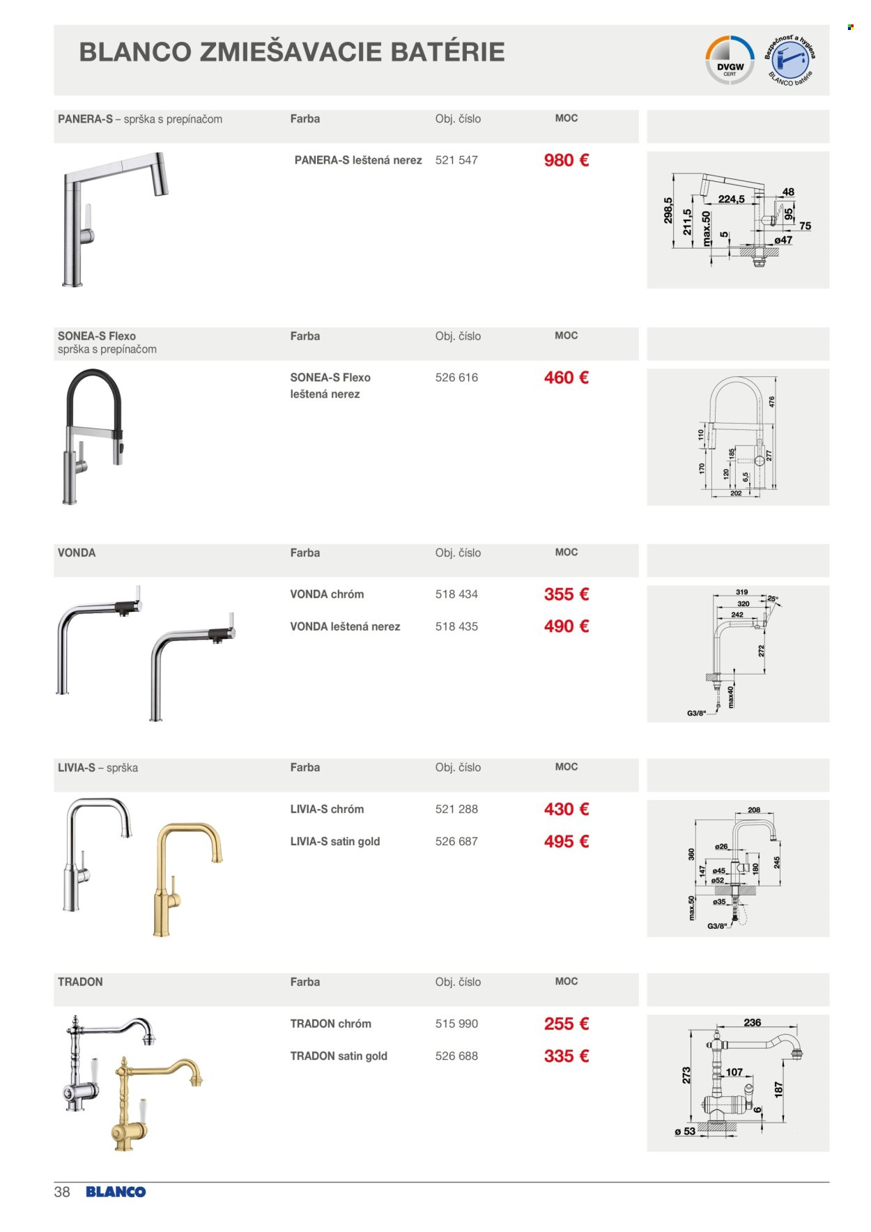 BLANCO leták - Od soboty 1.2.2025 (2025-02-01 - 2025-12-31) | 38
