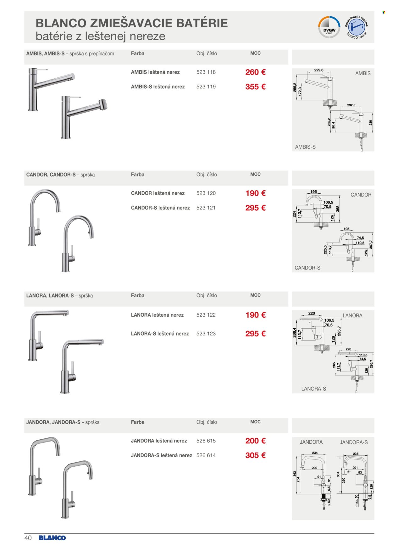 BLANCO leták - Od soboty 1.2.2025 (2025-02-01 - 2025-12-31) | 40