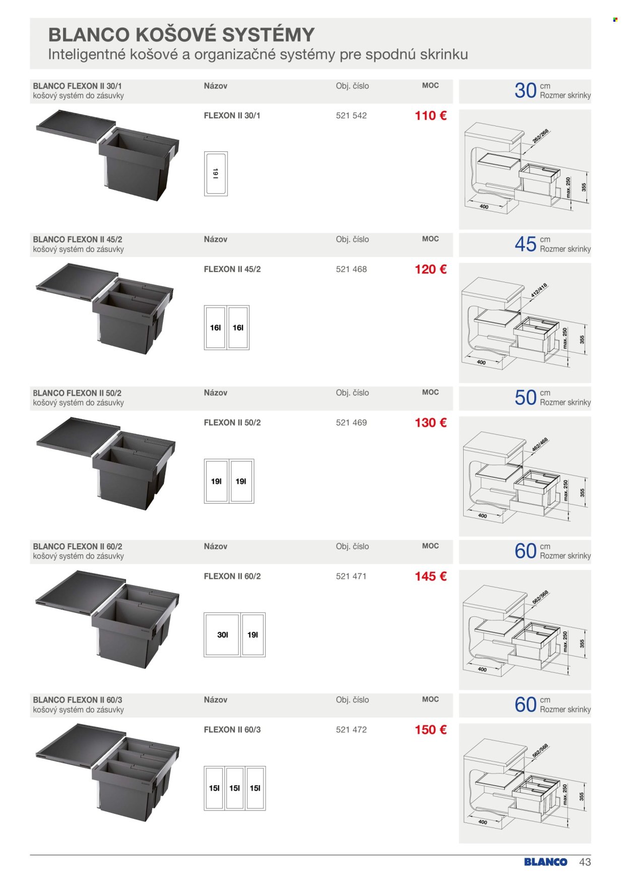 BLANCO leták - Od soboty 1.2.2025 (2025-02-01 - 2025-12-31) | 43