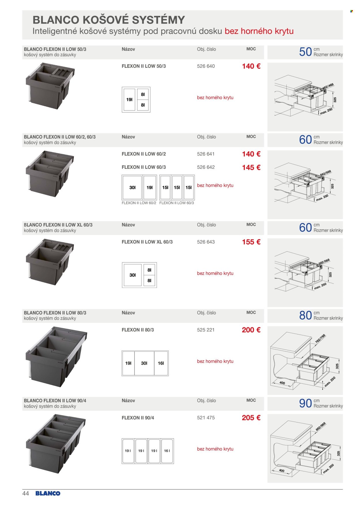 BLANCO leták - Od soboty 1.2.2025 (2025-02-01 - 2025-12-31) | 44