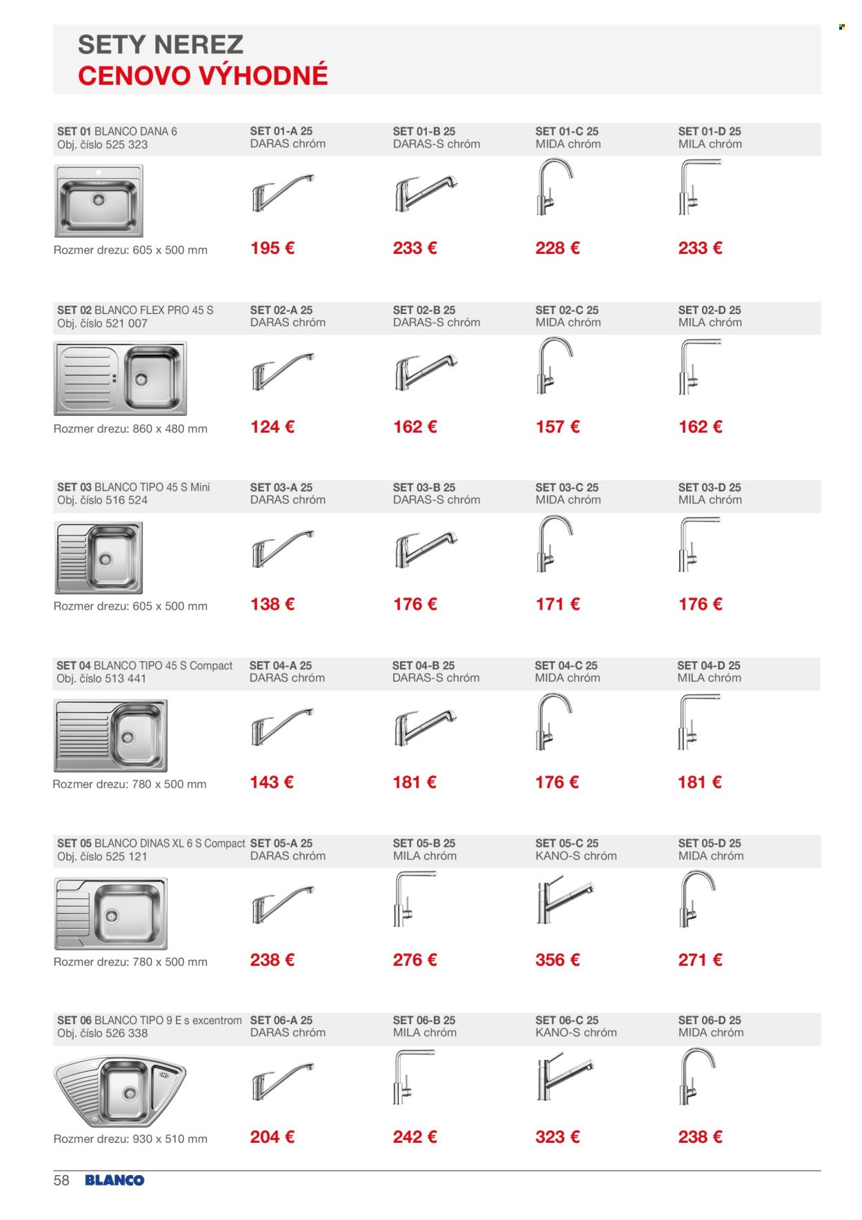 BLANCO leták - Od soboty 1.2.2025 (2025-02-01 - 2025-12-31) | 58