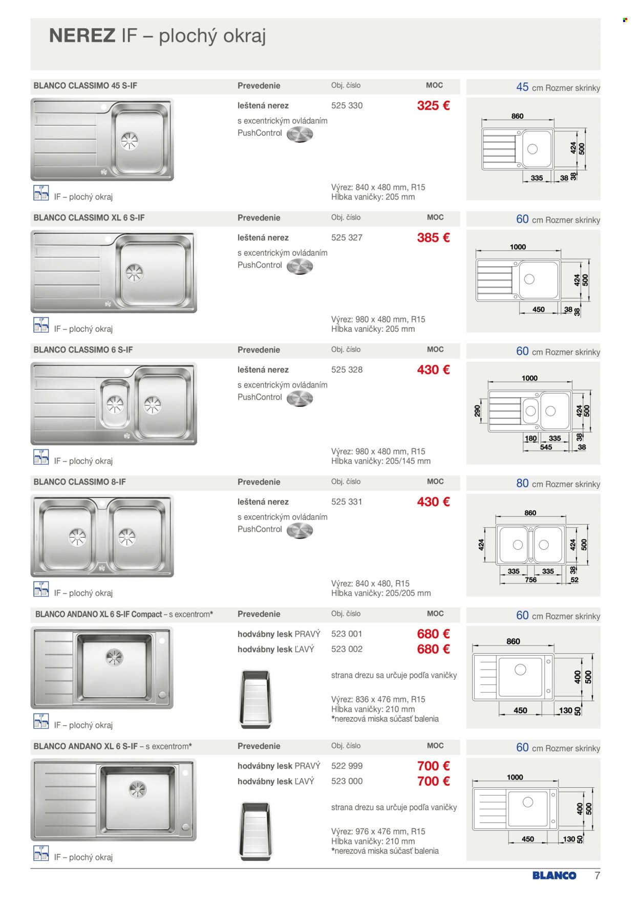 BLANCO leták - Od soboty 1.2.2025 (2025-02-01 - 2025-12-31) | 7
