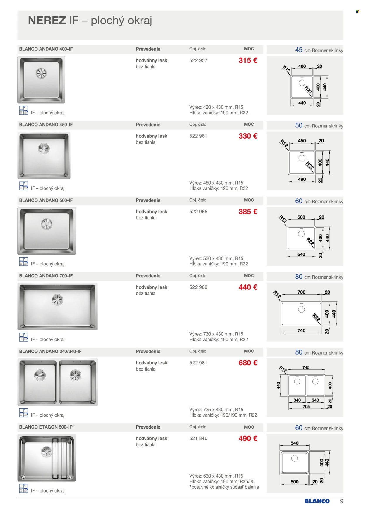 BLANCO leták - Od soboty 1.2.2025 (2025-02-01 - 2025-12-31) | 9