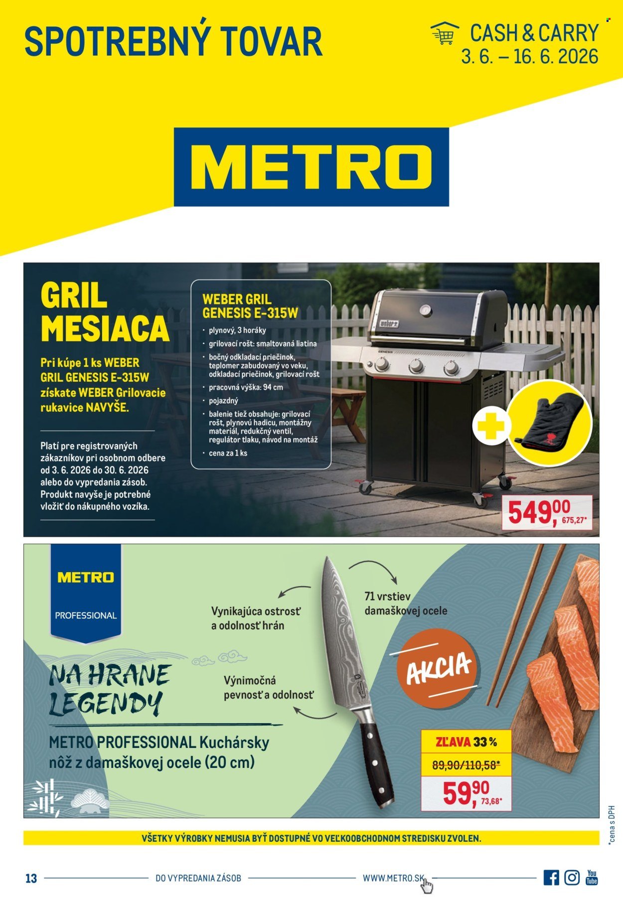 METRO leták - Spotrebný tovar