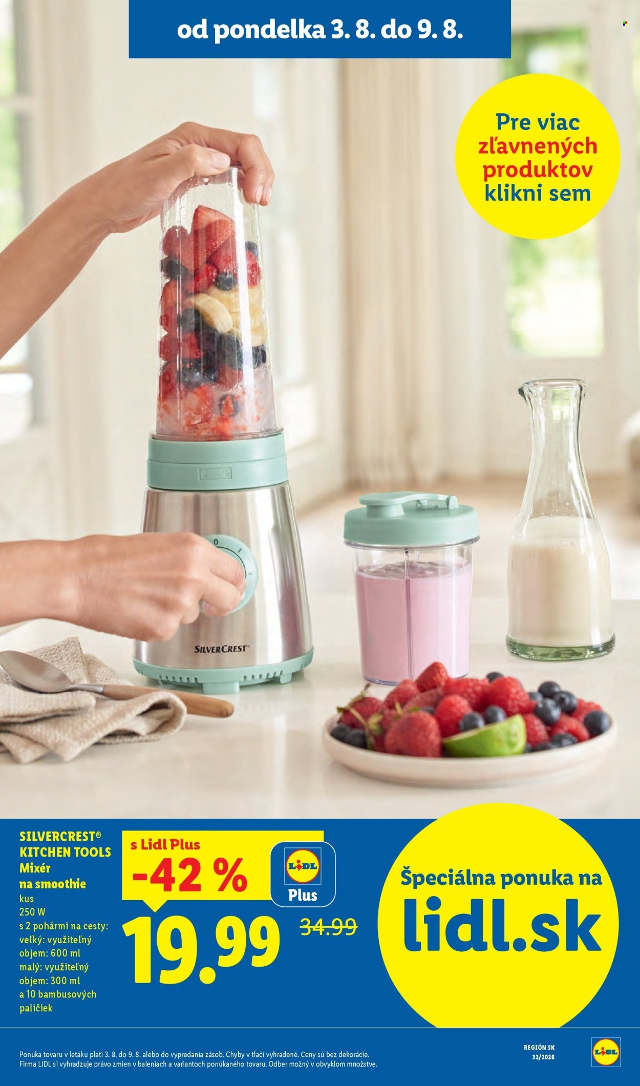 LIDL leták - Od pondelka 3.8.2026