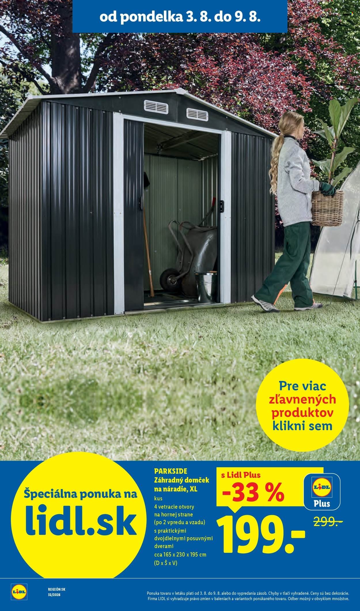 LIDL leták - Od pondelka 3.8.2026