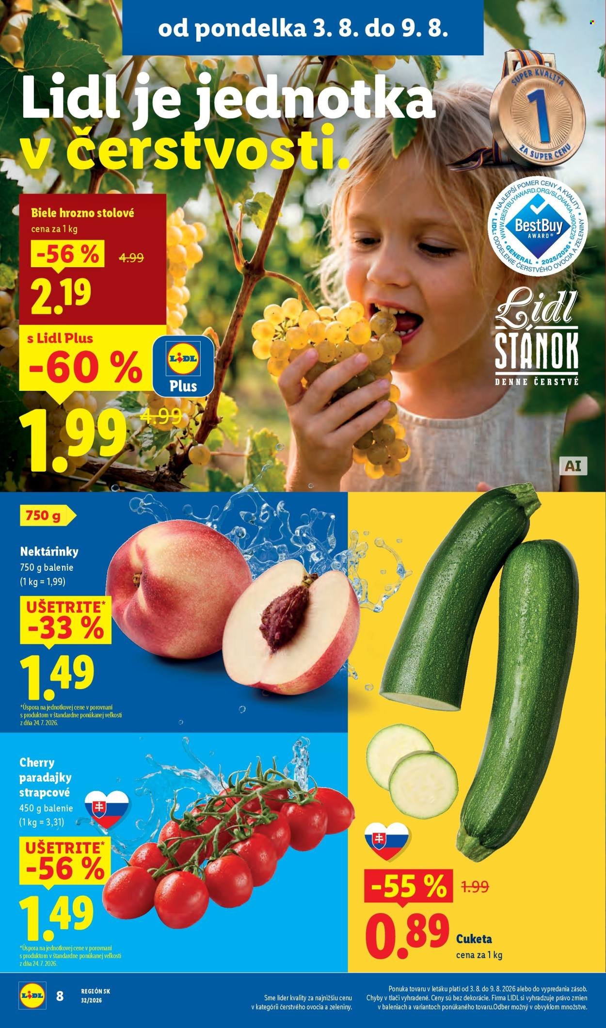 LIDL leták - Od pondelka 3.8.2026